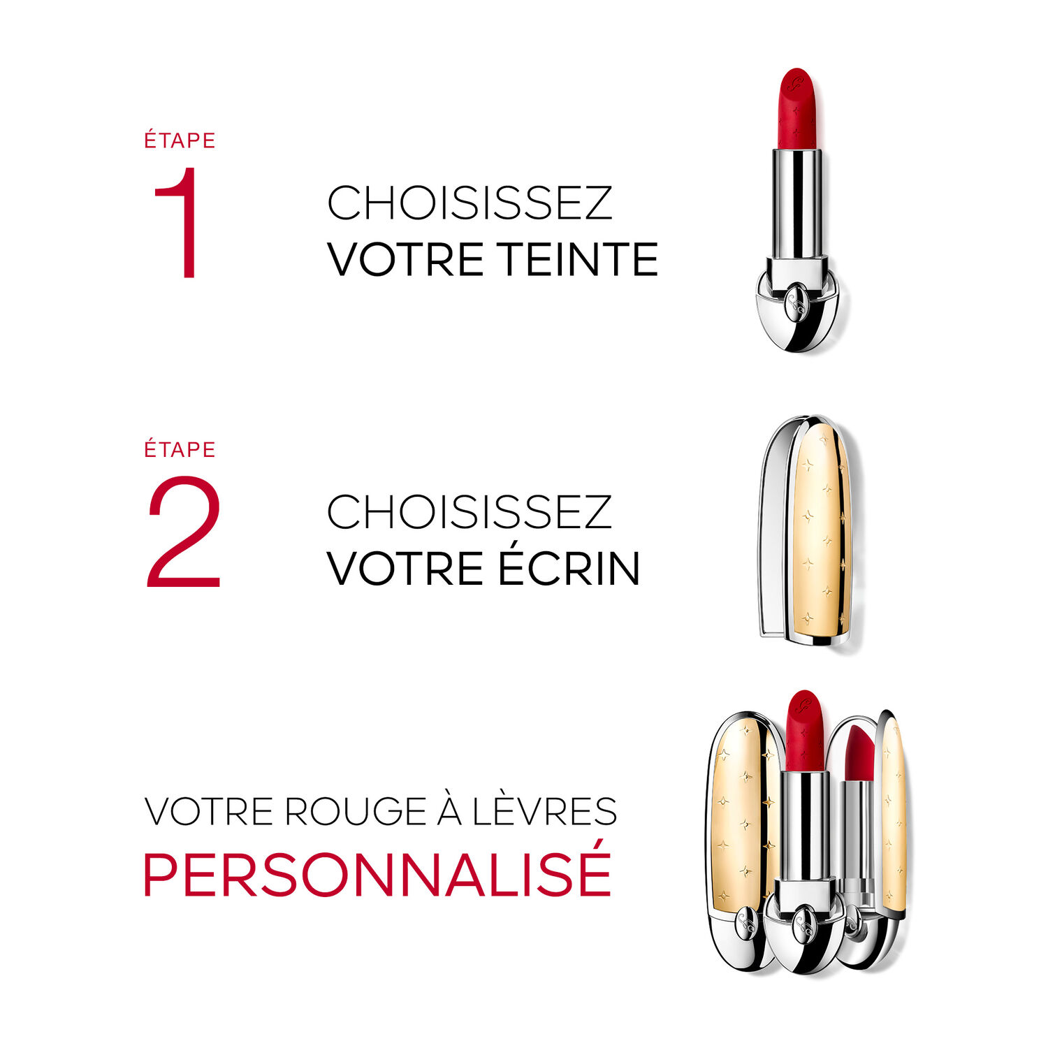 Guerlain Rouge G Rouge à lèvres Personnalisable Edition Limitée