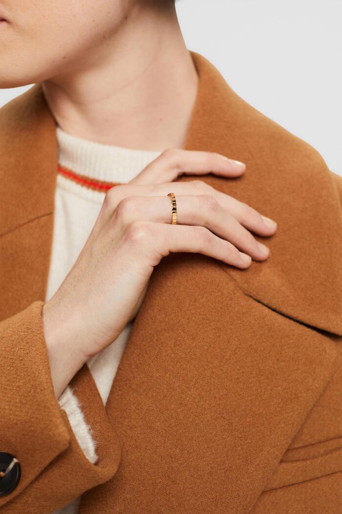 Gerippter Ring, Sterlingsilber
