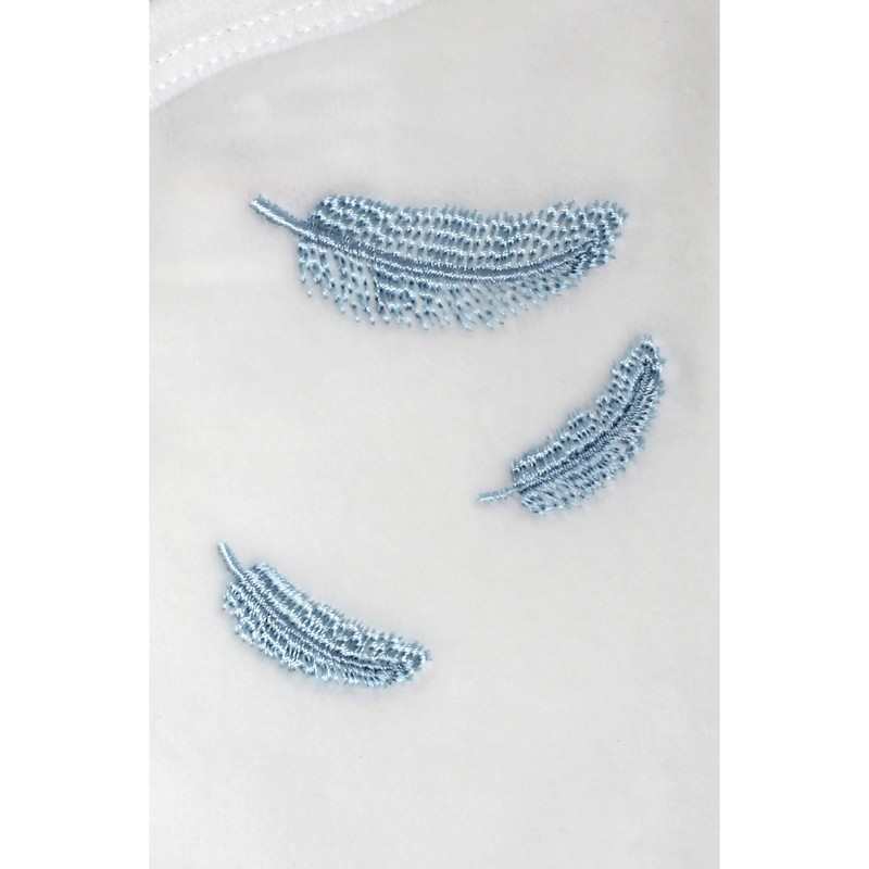 Pyjama bébé en Coton Bio à motifs plumes colorées