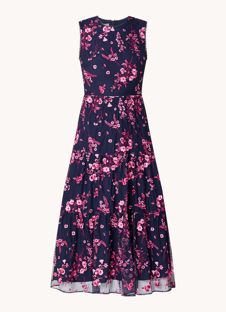 Abito midi Hobbs Bethany con ricami floreali