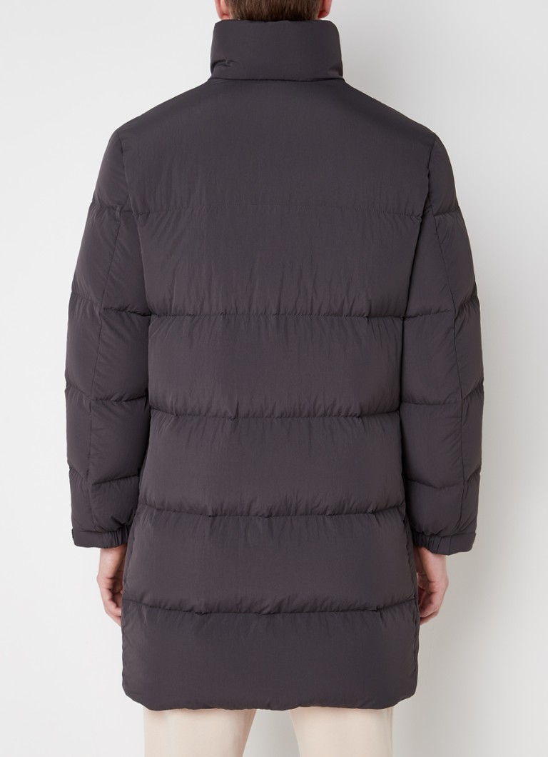 Jaqueta puffer longa HUGO BOSS Magnus com enchimento de plumas