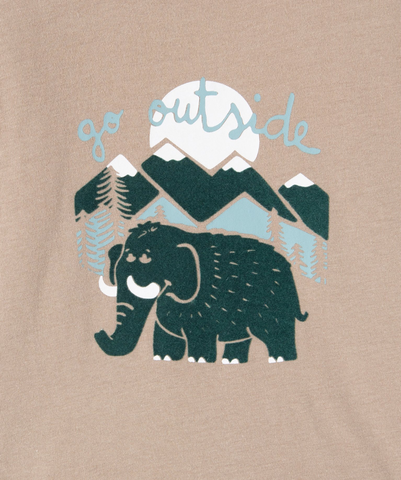 Tee-shirt bébé Garçon à manches longues avec motif beige | GEMO