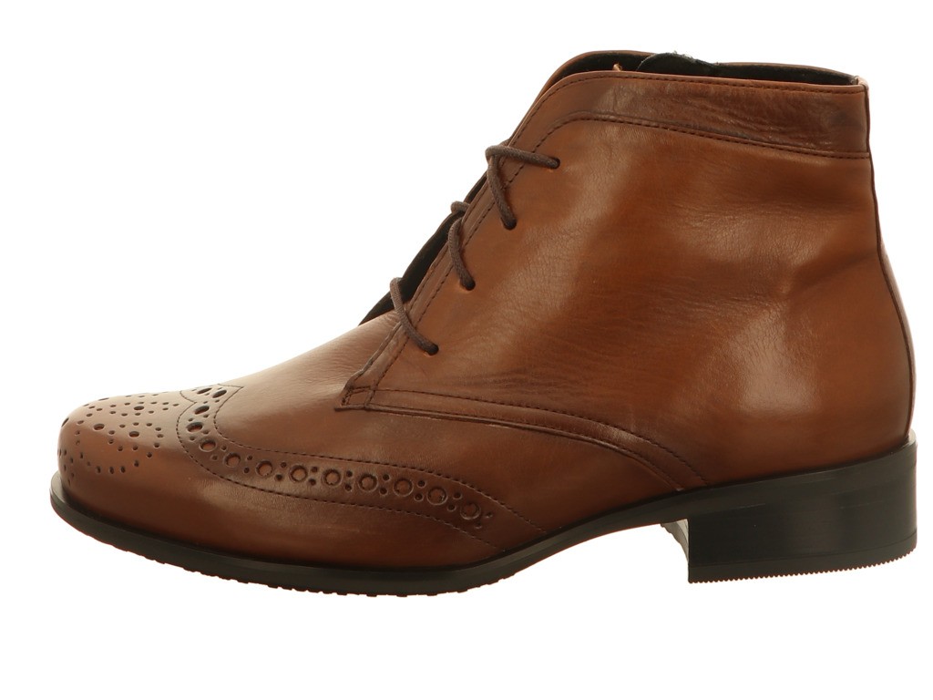 SEMLER Schnür-Stiefeletten braun ANTIK-CALF