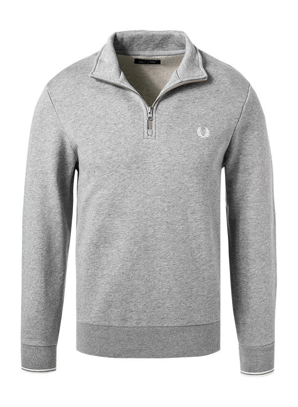 Fred Perry, Troyer, Baumwolle, hellgrau