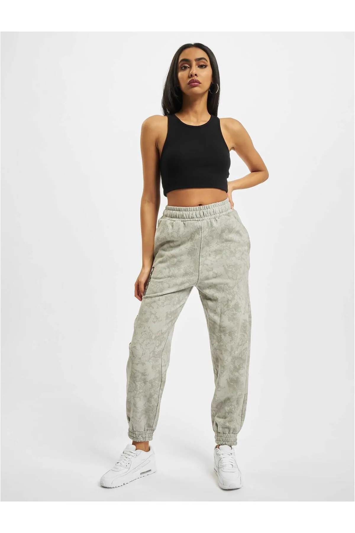 Dangerous DNGRS  Damen Marble Basic Jogginghose