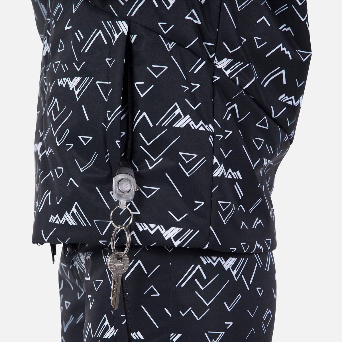 Damen-Steppskijacke mit Print Wispile