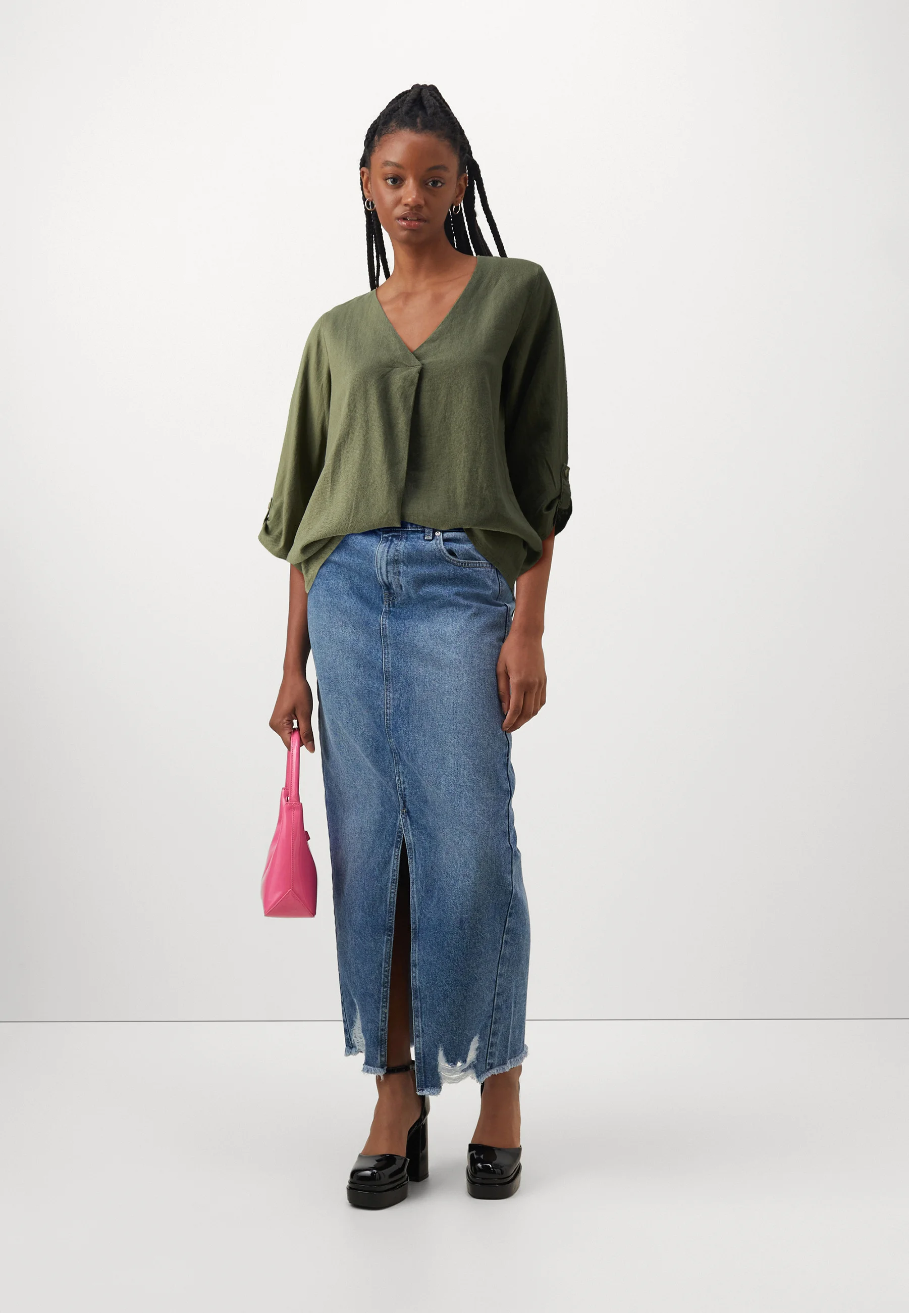 JDY JDYSAY CUELLO EN V - Blusa