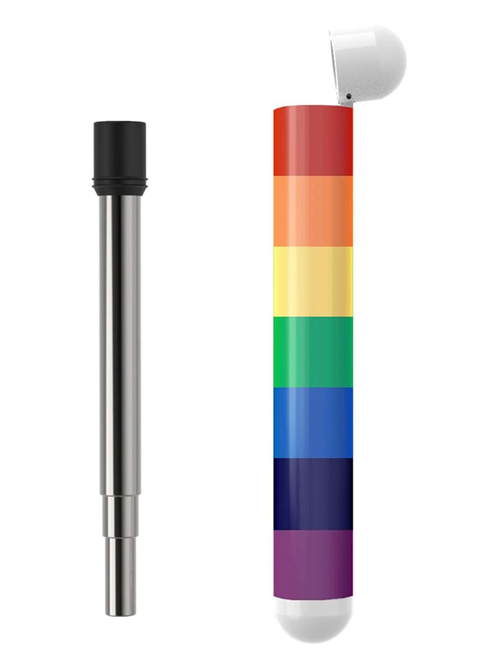 Lund Strohhalm ''Skittle'' in Silber/ Bunt - (L)11,5 cm günstig kaufen onesize