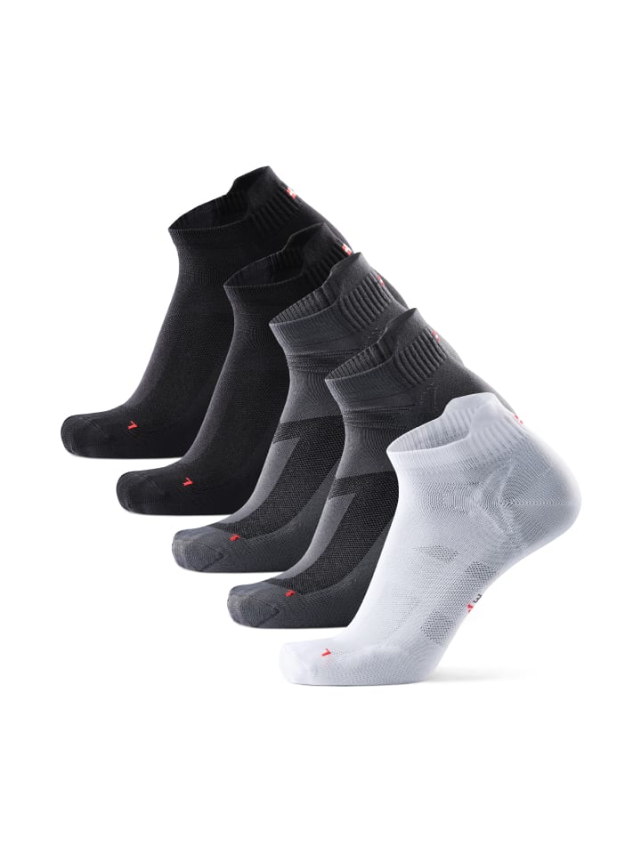 DANISH ENDURANCE Socken No Show Running in black/grey/white günstig kaufen