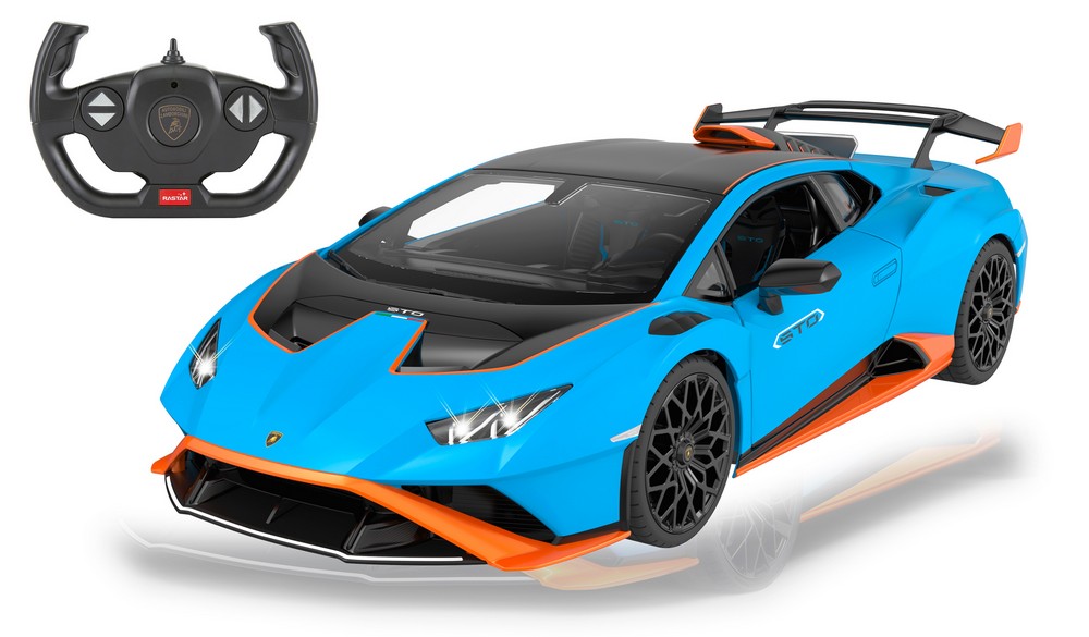 Jamara e.K. JAMARA-402100-Lamborghini Huracán STO 1:14 blau 2,4GHz