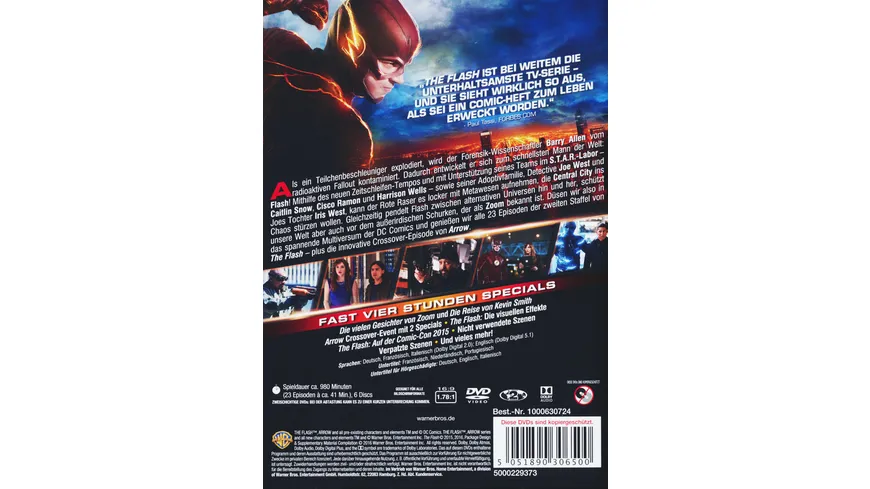The Flash - Die komplette 2. Staffel  [6 DVDs]