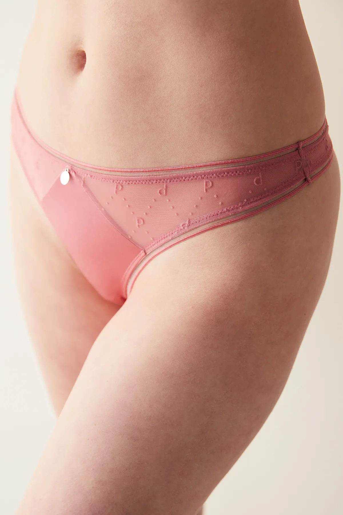 Penti  Intensiv rosa Tanga-Höschen
