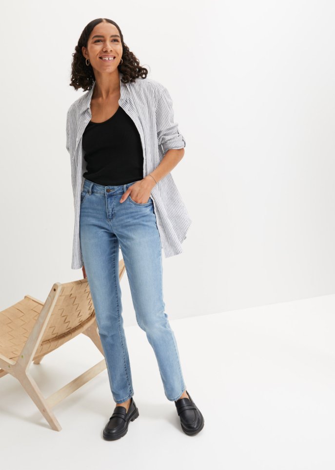 Stretch-Jeans, Straight