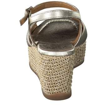 Unisa Plateau Sandale in gold