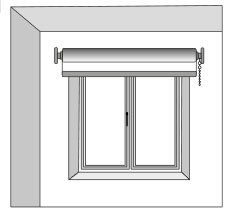 Doppelrollo Erol, DELAVITA, Lichtschutz, mit Bohren, freihängend, verschraubt, Klemmmfix, im Fixmaß, mit Perlenabschluss, monochrom, basic