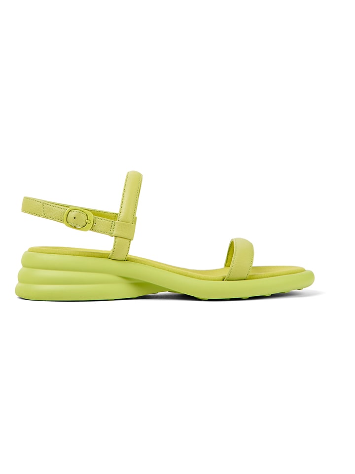 Camper Leder-Sandalen in Grün günstig kaufen
