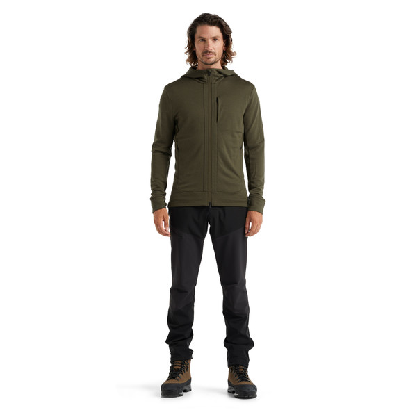 M QUANTUM III LS ZIP HOOD Herren - Wolljacke