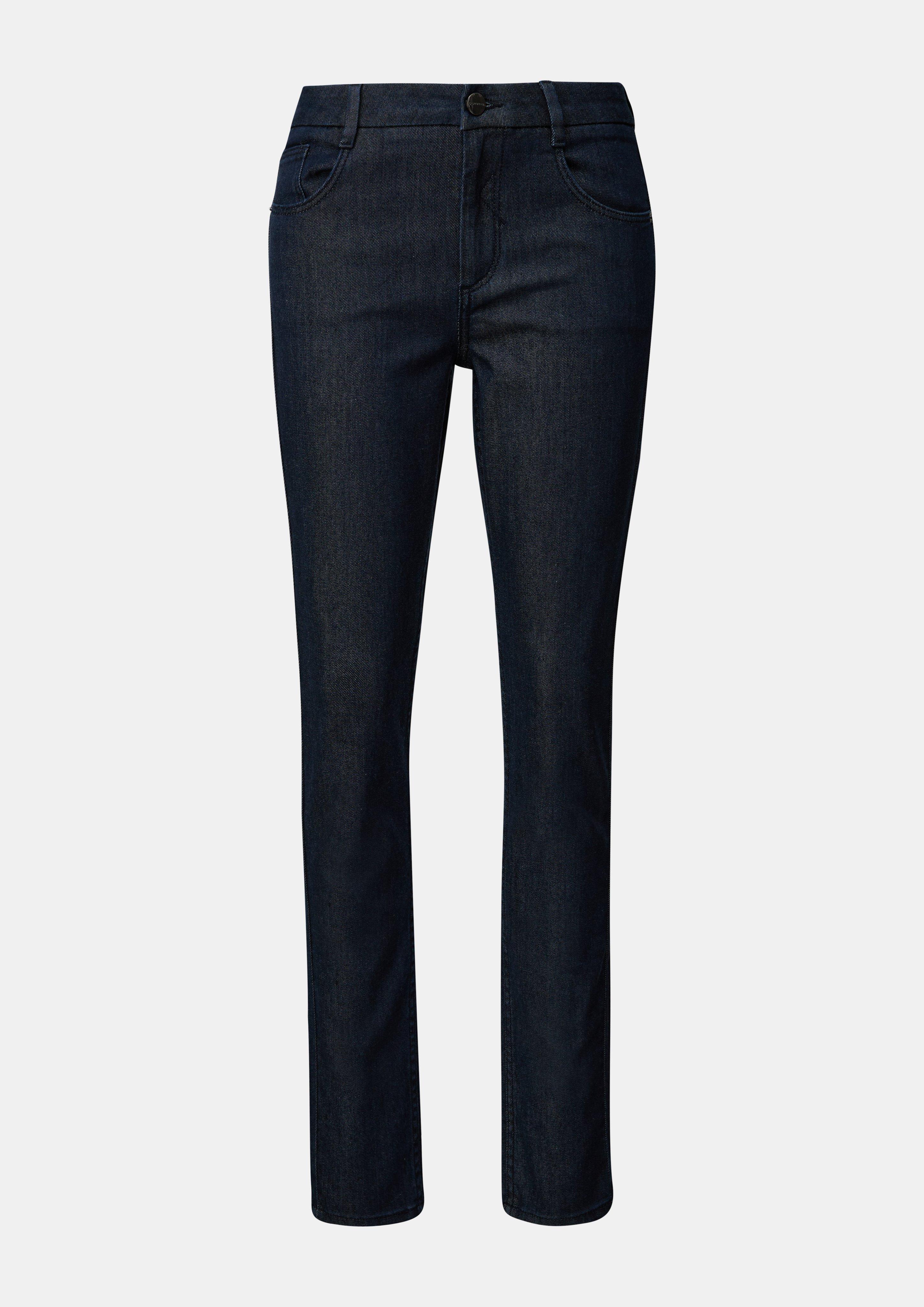Jeans-Hose mit Slim Leg - navy