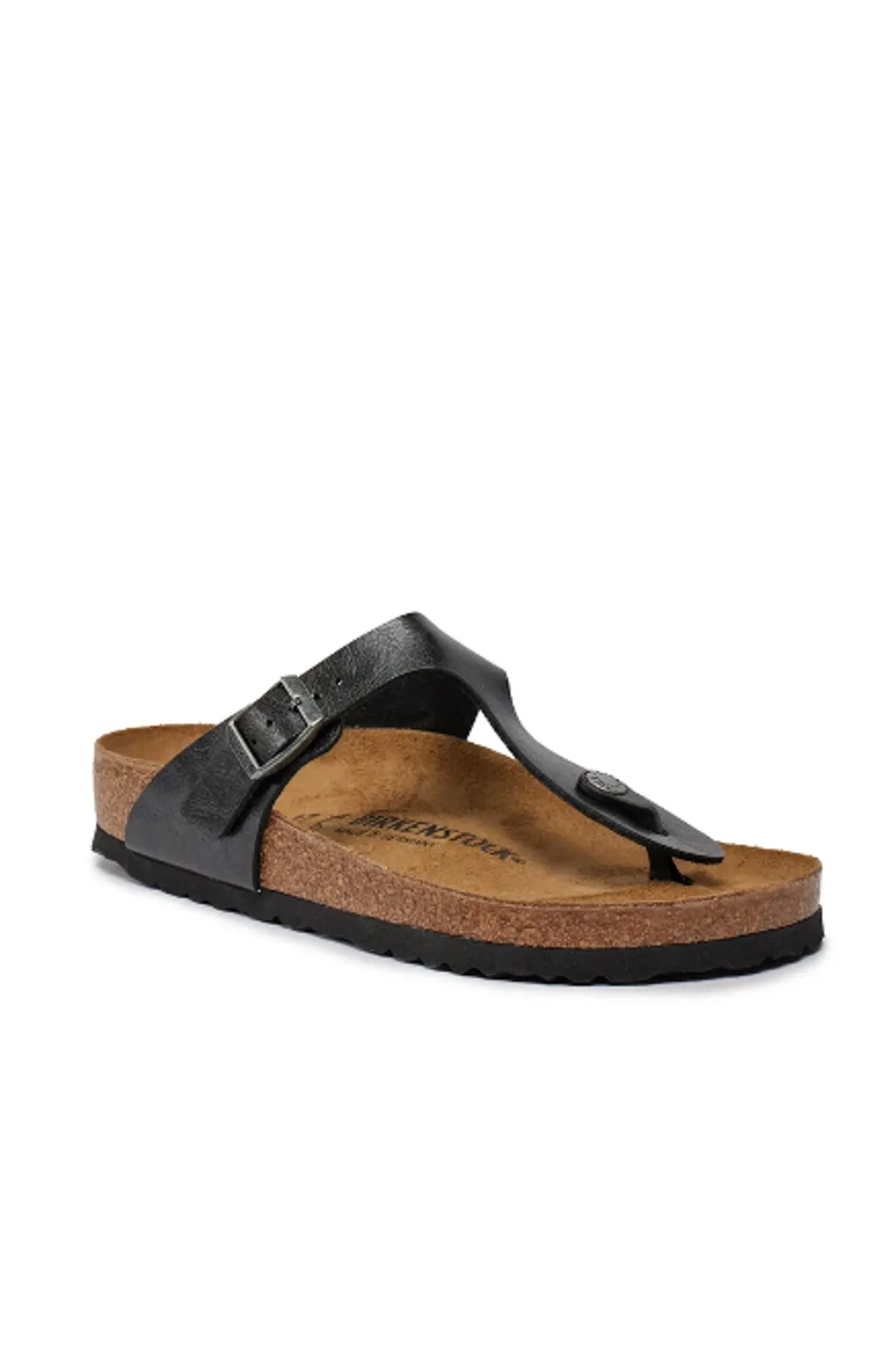 Birkenstock  Pantolette - Schwarz - Flacher Absatz