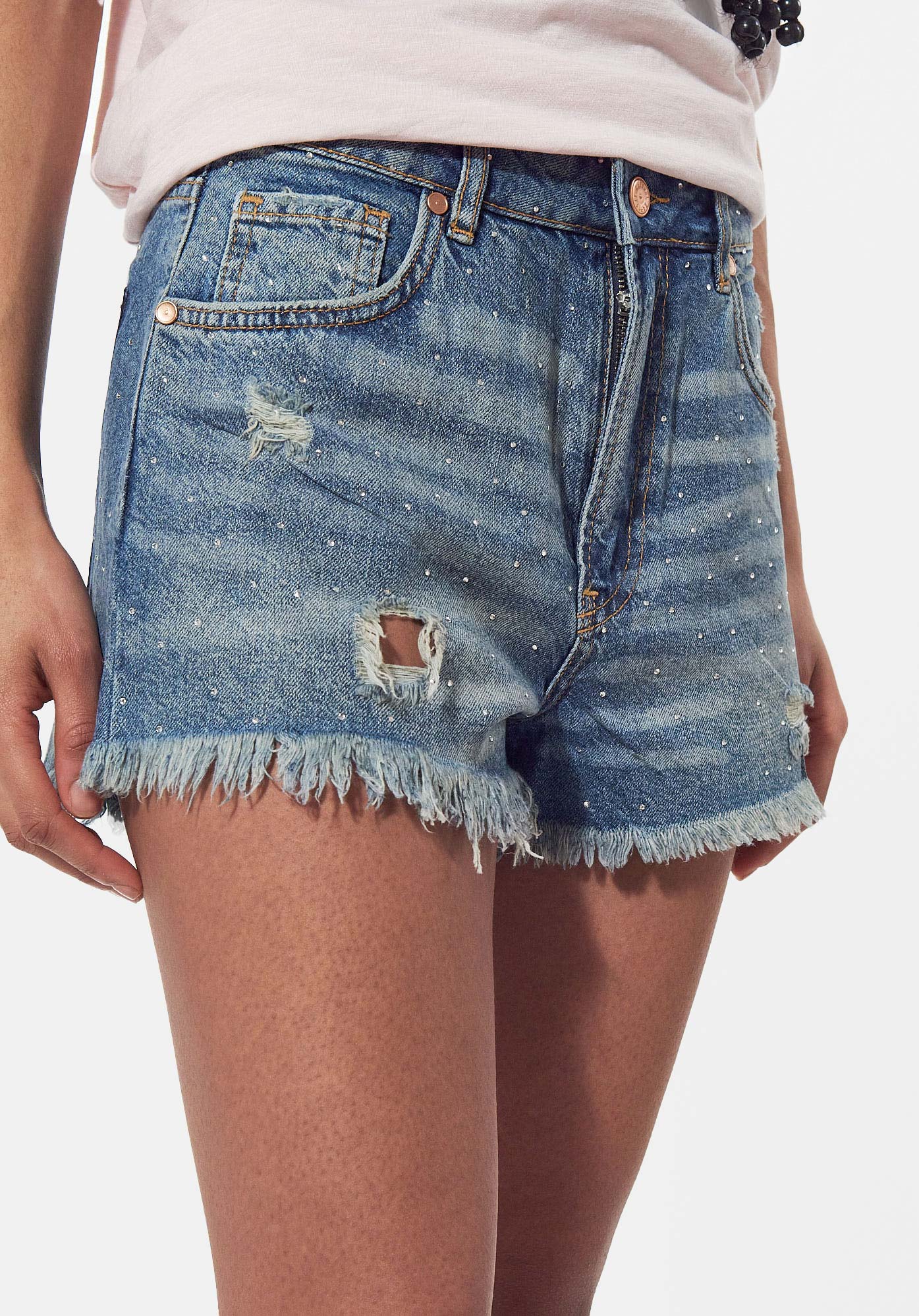 SULLY  Short en jean  mom à strass Femme