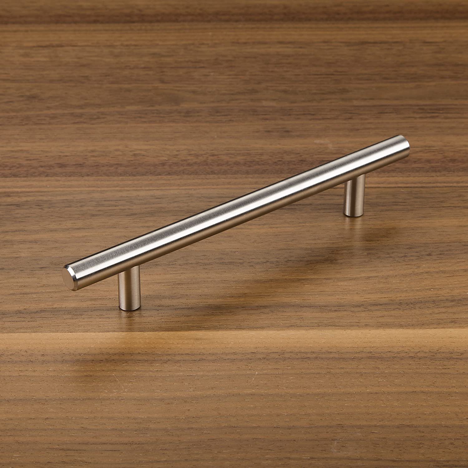 SO-TECH® Möbelgriff Stangengriff G6 echt Edelstahl Ø 12 mm BA 64 - 672 mm, Griff Schrankgriff Schubladengriff - incl. Schrauben