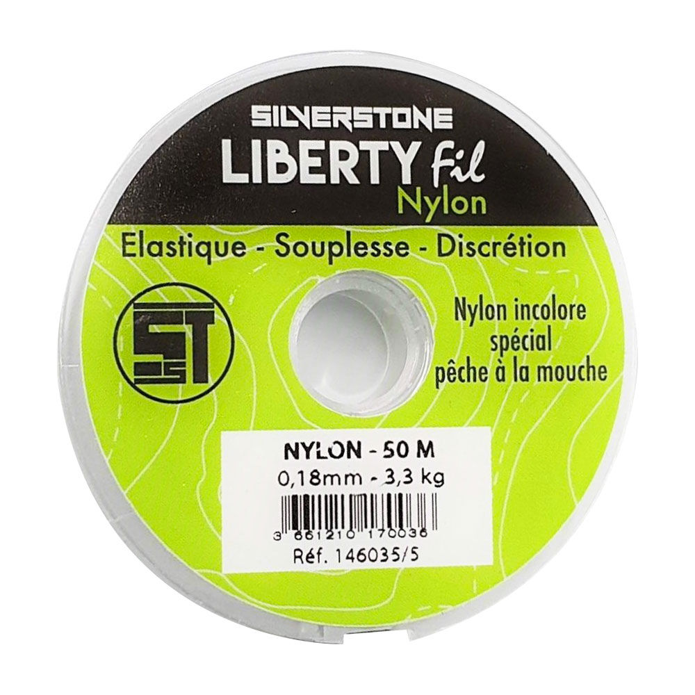 Silverstone Liberty nylon flueline (50m)