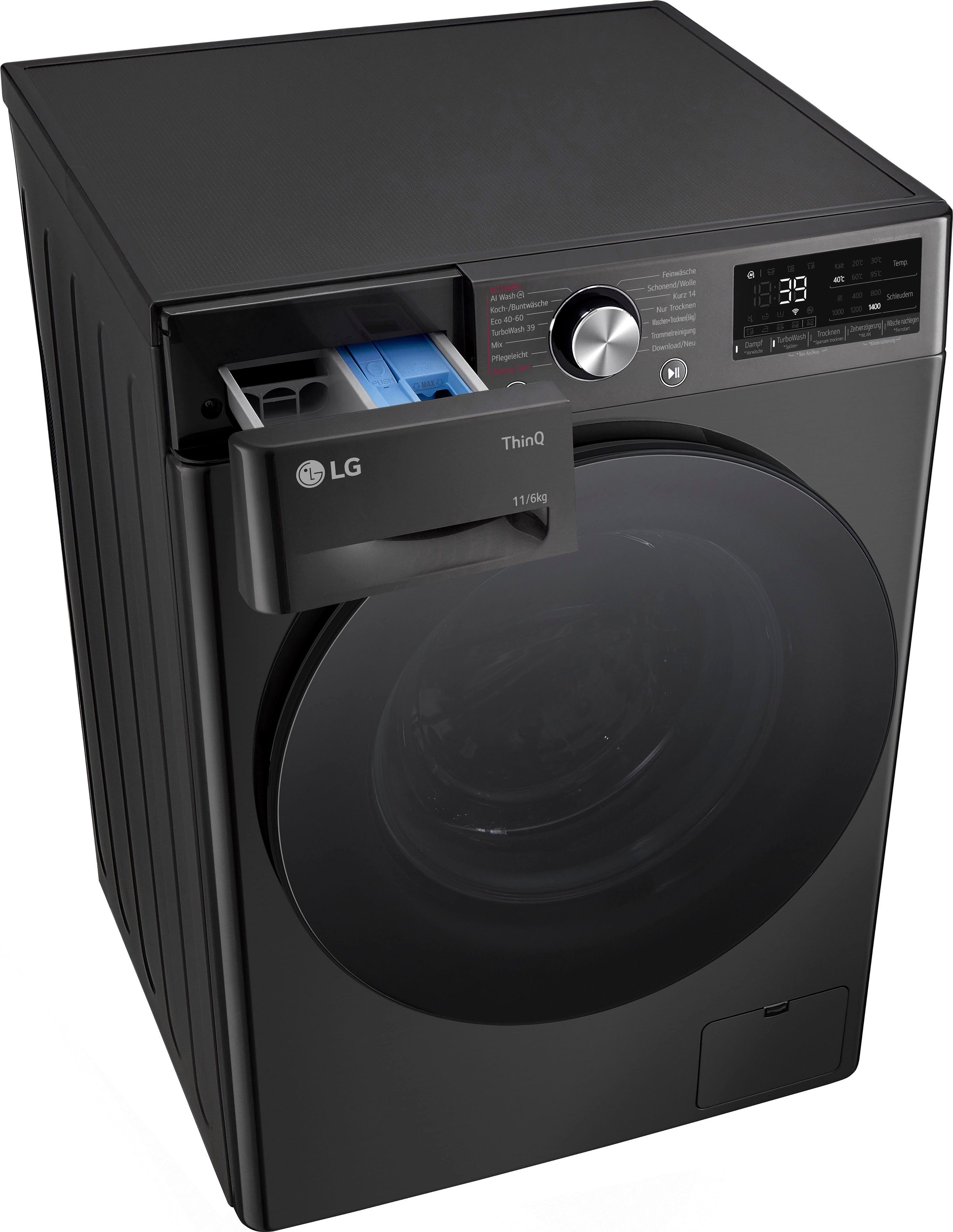 LG Waschtrockner Serie 7 W4WR70E6YB, 11 kg, 6 kg, 1400 U/min