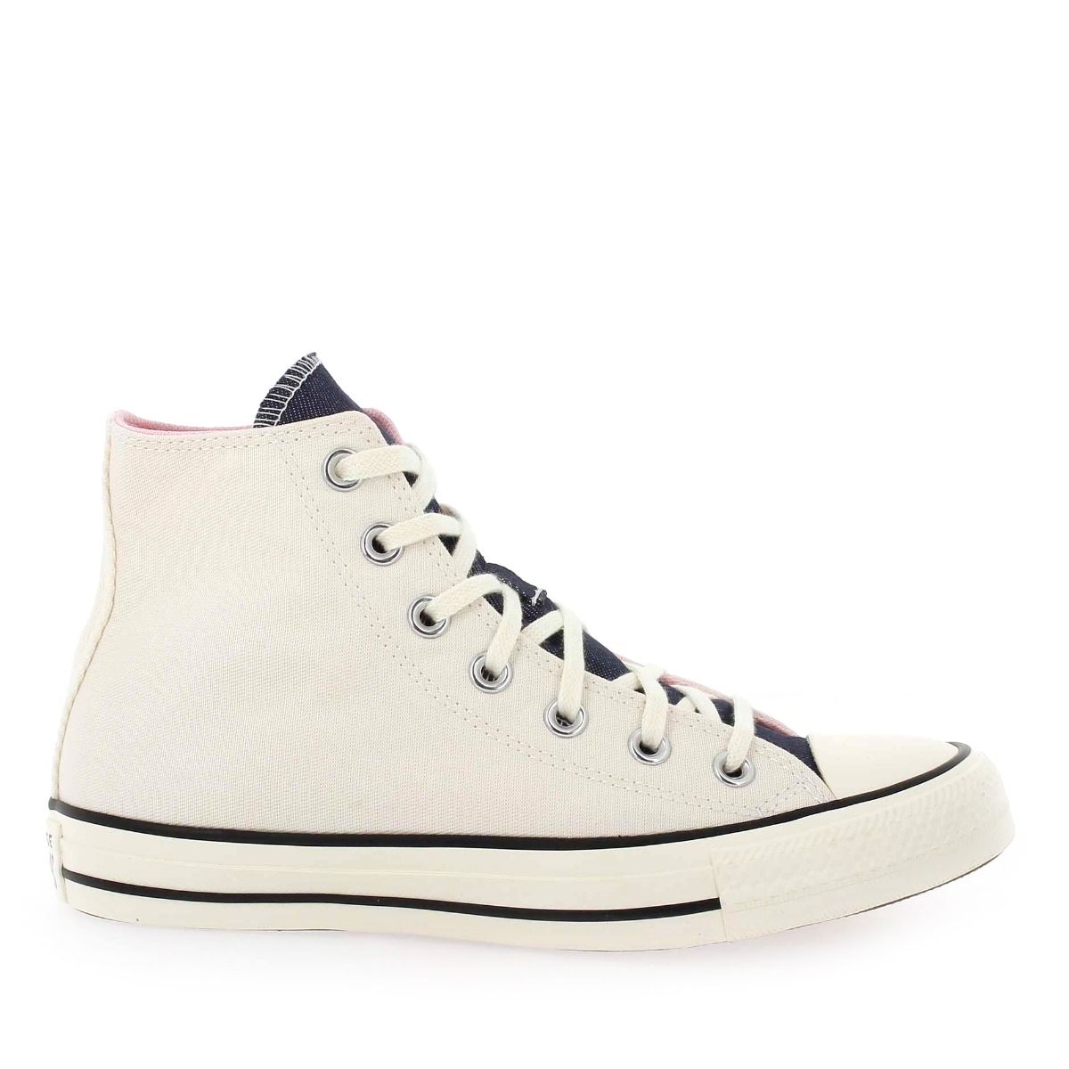 Converse  CHUCK TAYLOR ALL SATR DENIM FASHION - Blanc jean