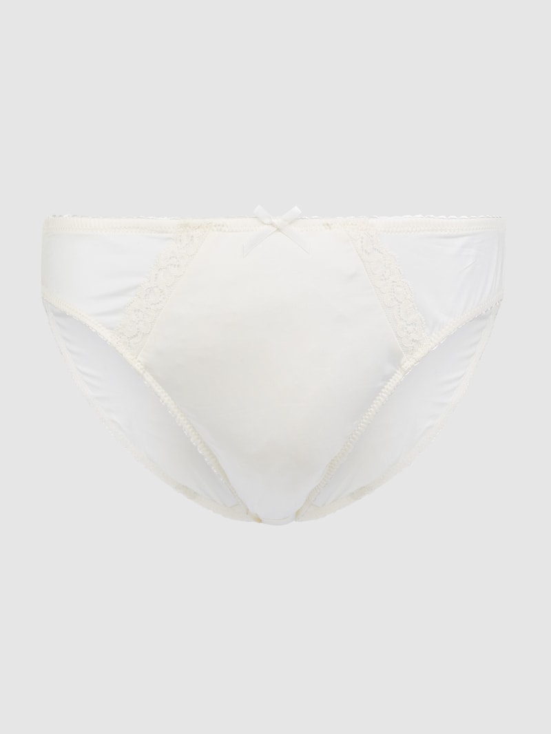 Slip aus Mikrofaser in beige