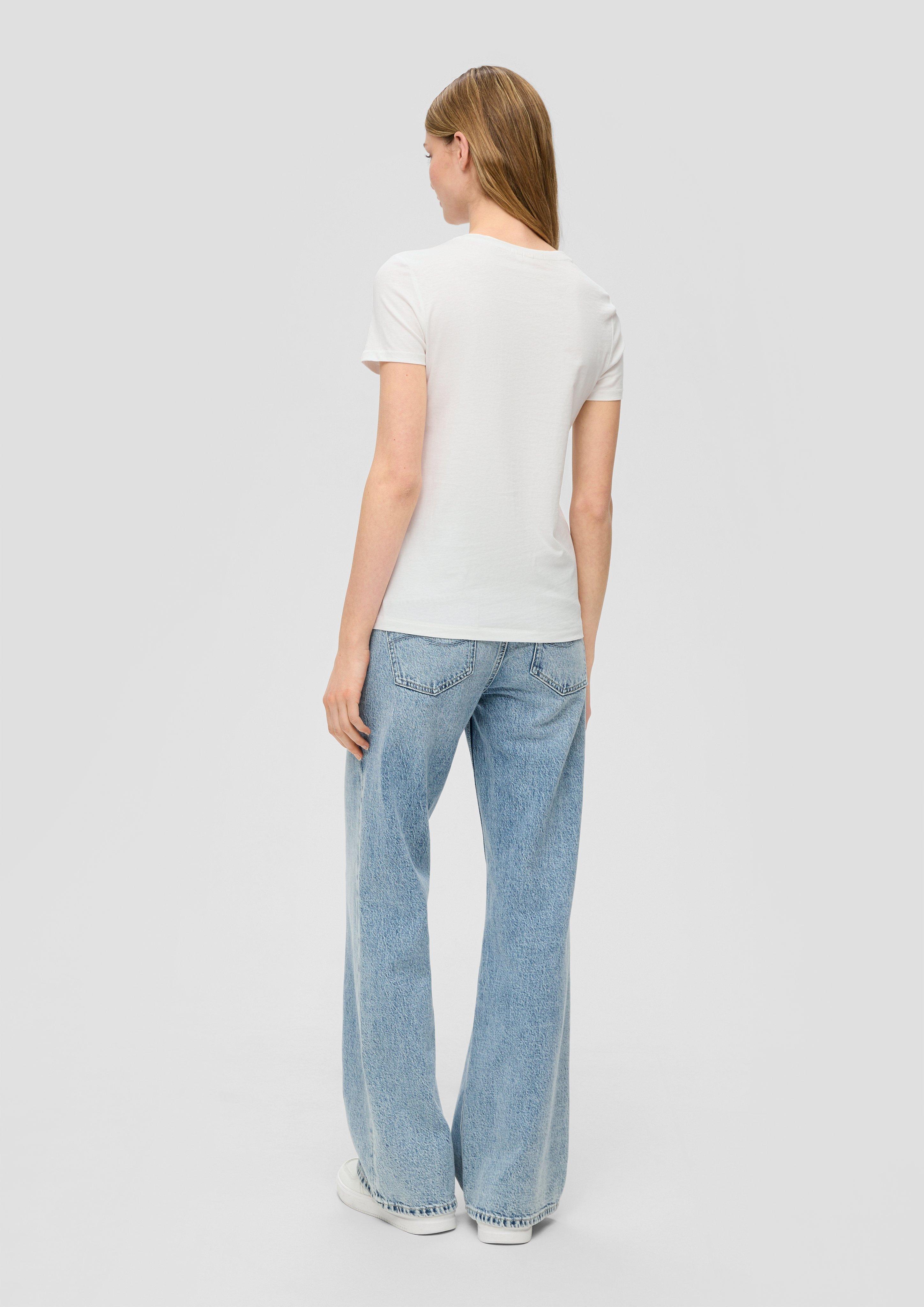 Baumwollshirt mit Frontprint  2141070-02D0