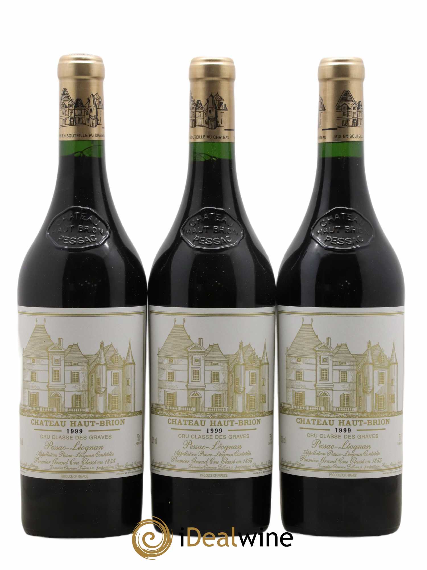 Château Haut Brion 1er Grand Cru Classé  1999 - Lot de 12 Bouteilles