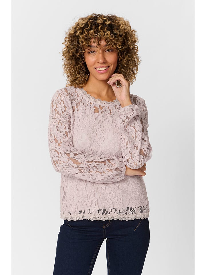 Cream Bluse 