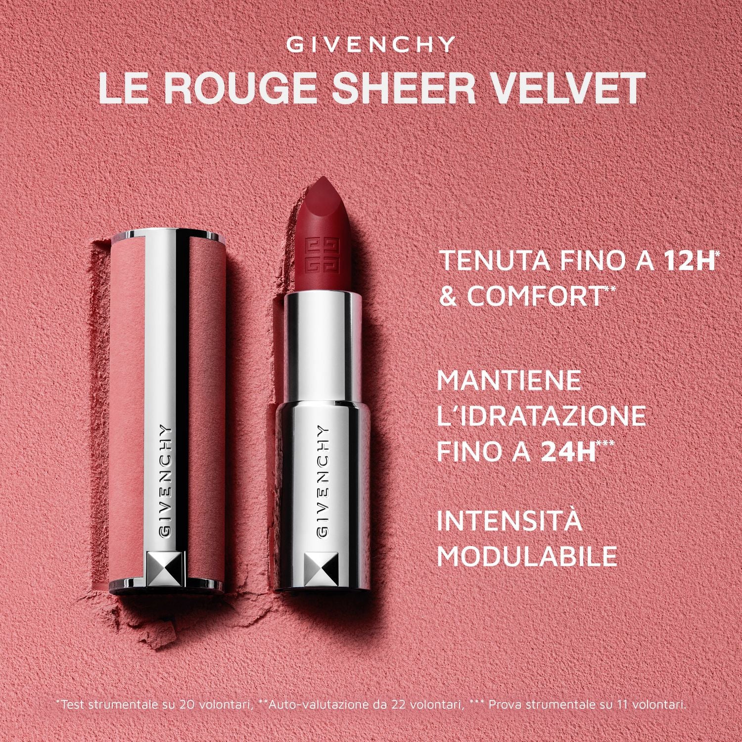 Batom Matte Le Rouge Sheer Velvet Lips