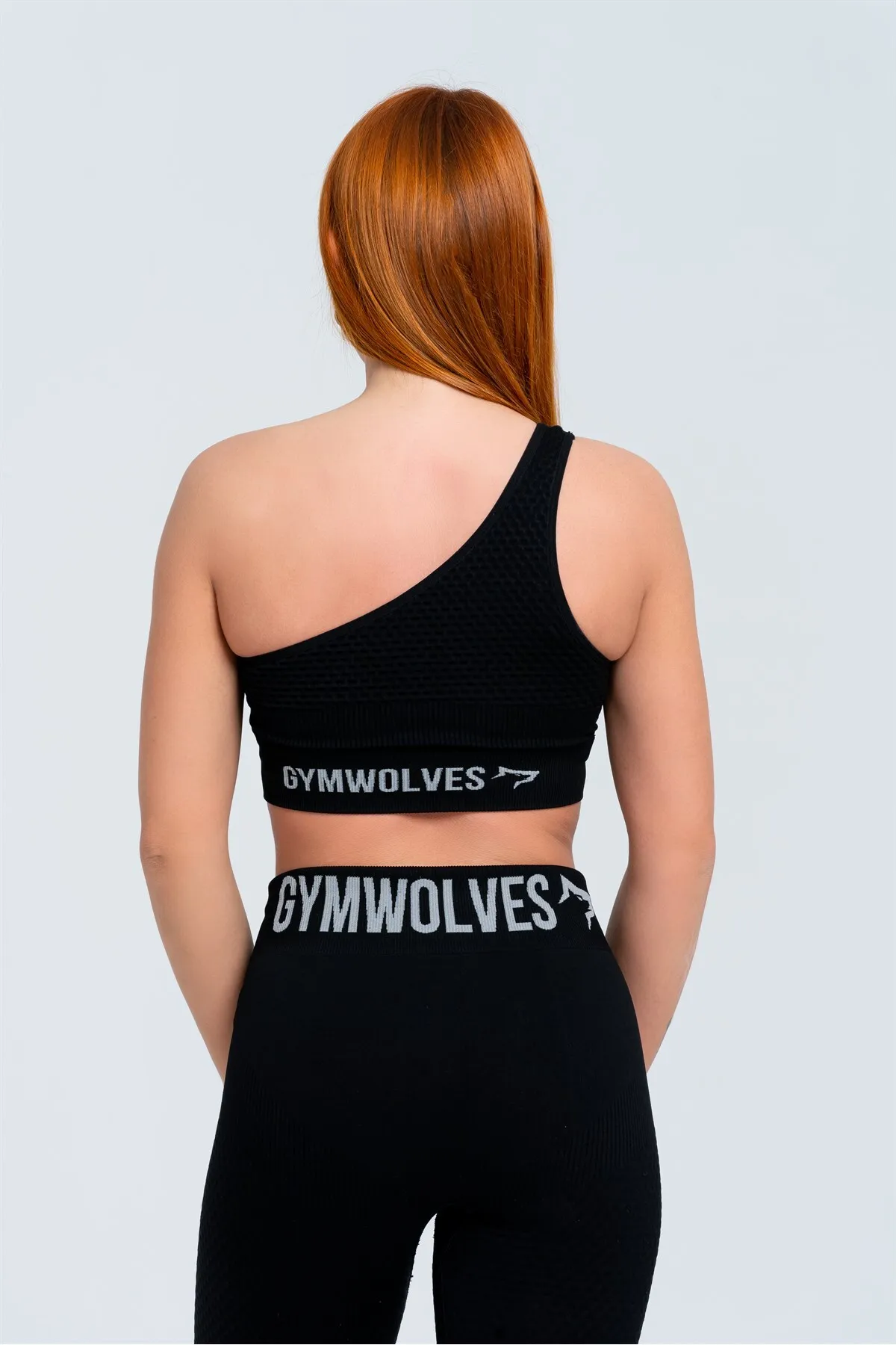 Gymwolves  Nahtlose Sportstrumpfhose | Schwarz | Nahtlose Leggings |