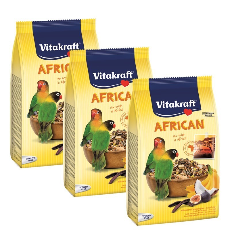 Vitakraft Hauptfutter Vitakraft Heimatfutter African Agaporniden 3x750 g