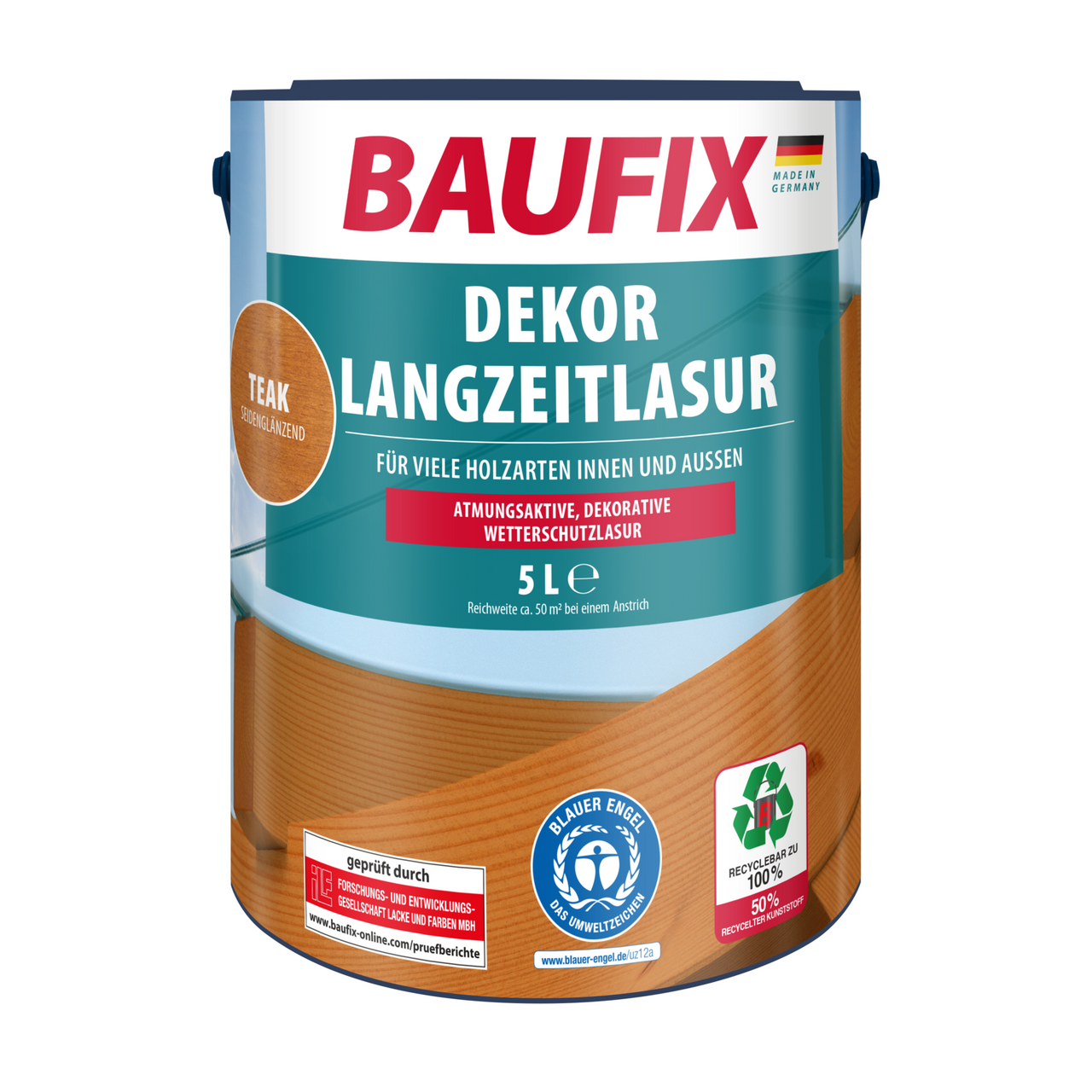 Baufix Dekor-Langzeitlasur teak