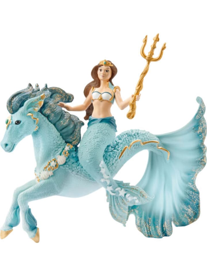 Schleich Spielfigur Bayala Meerjungfrau-Eyela auf Unterwasserpferd, 5-12 Jahre günstig kaufen onesize