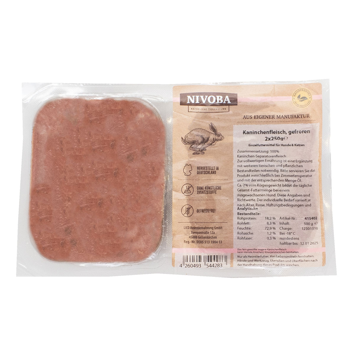 Nivoba Kaninchenfleisch günstig kaufen bei ZooRoyal