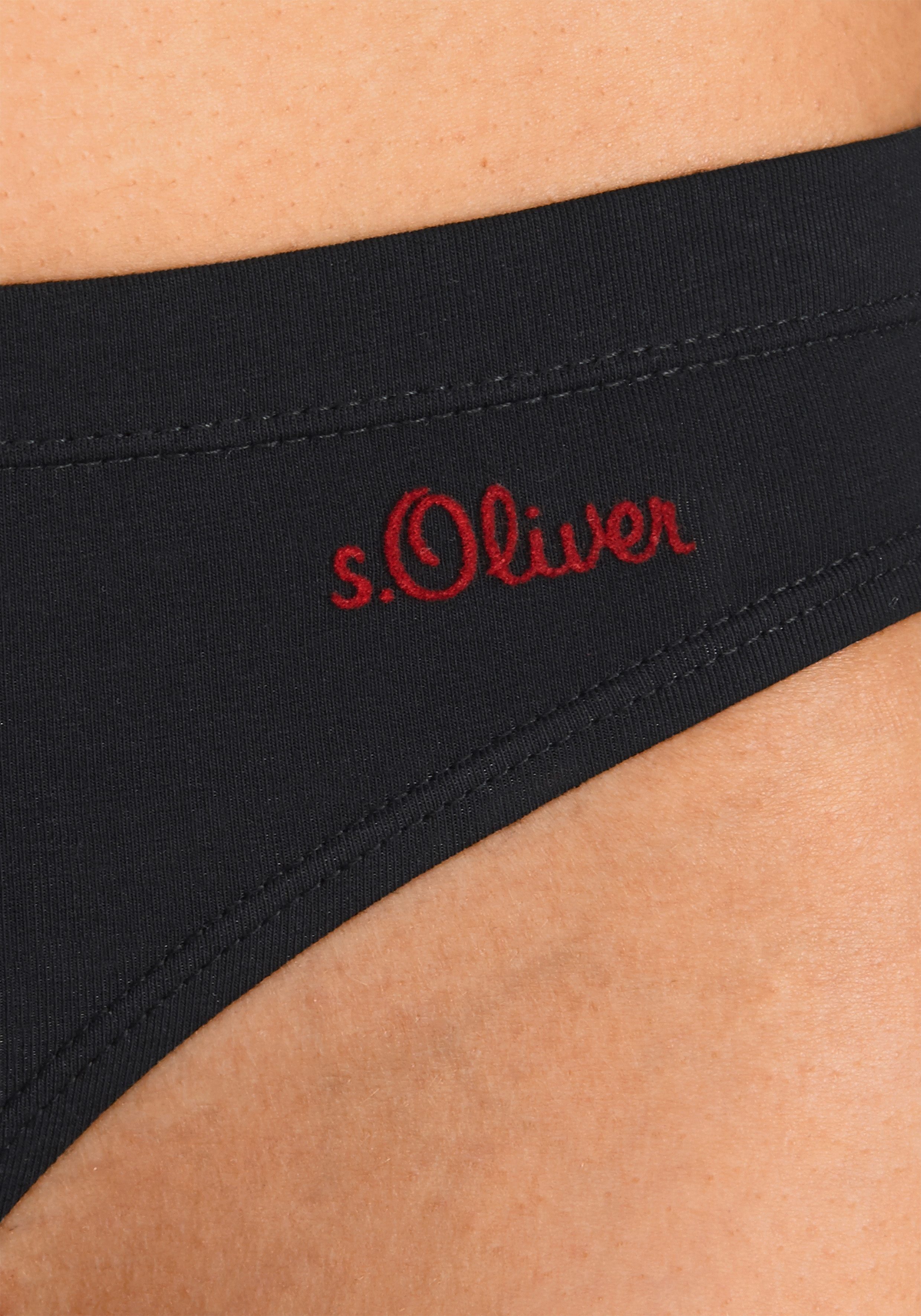 s.Oliver Bikinislip (Packung, 3-St) aus elastischer Baumwoll-Qualität