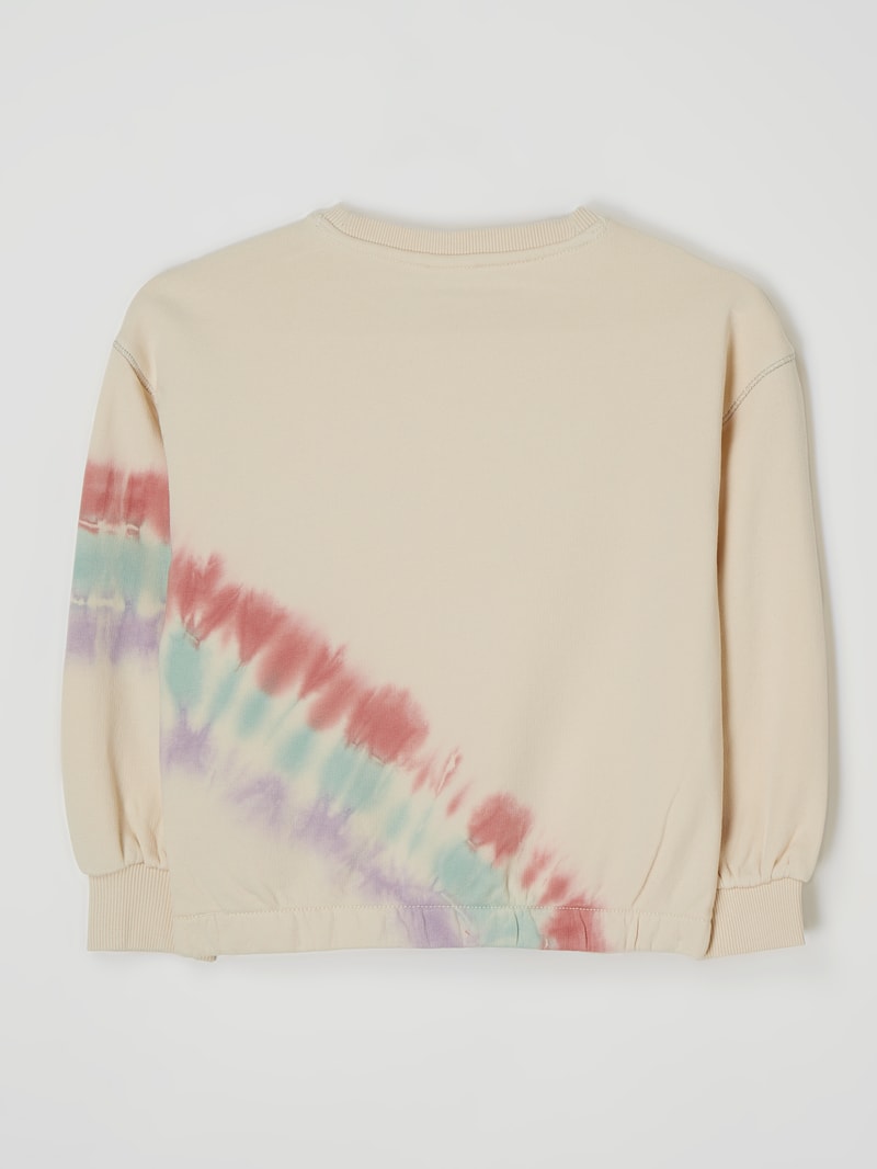 Sweatshirt aus Baumwollmischung in offwhite