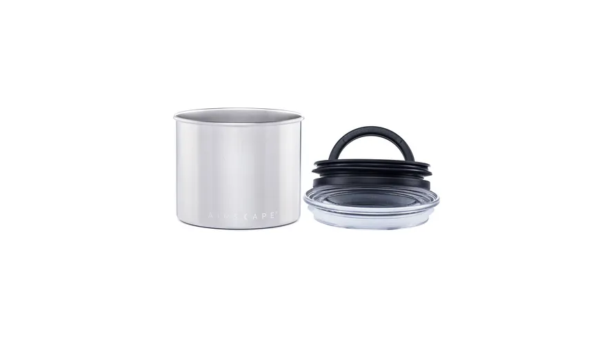 Airscape® Edelstahl-Aromabehälter klein silber