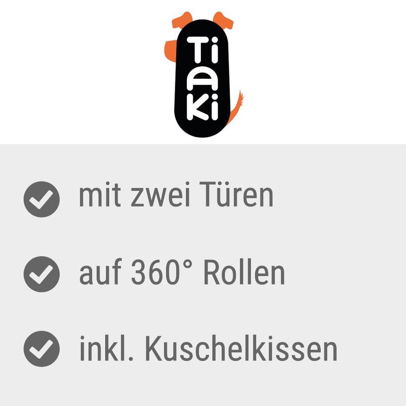 TIAKI Zimmerkäfig mit Kissen zu TOP-Preisen