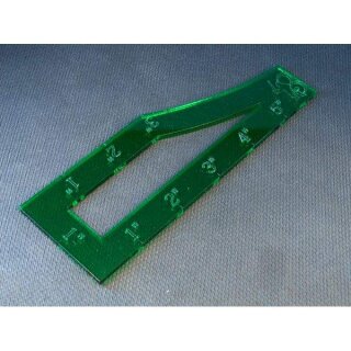 Asu 40K Template Green (für Warhammer geeignet)