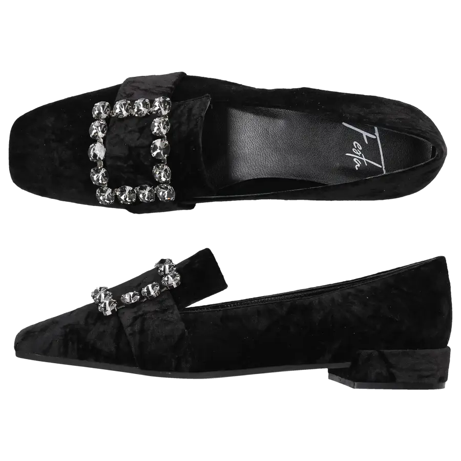 Roberto Festa - Loafer FELISA Veloursleder - schwarz