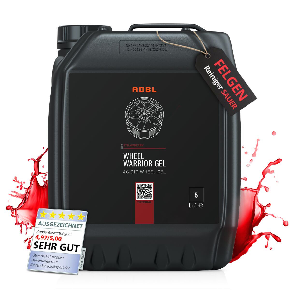 ADBL Wheel Warrior Gel Felgenreiniger 5L