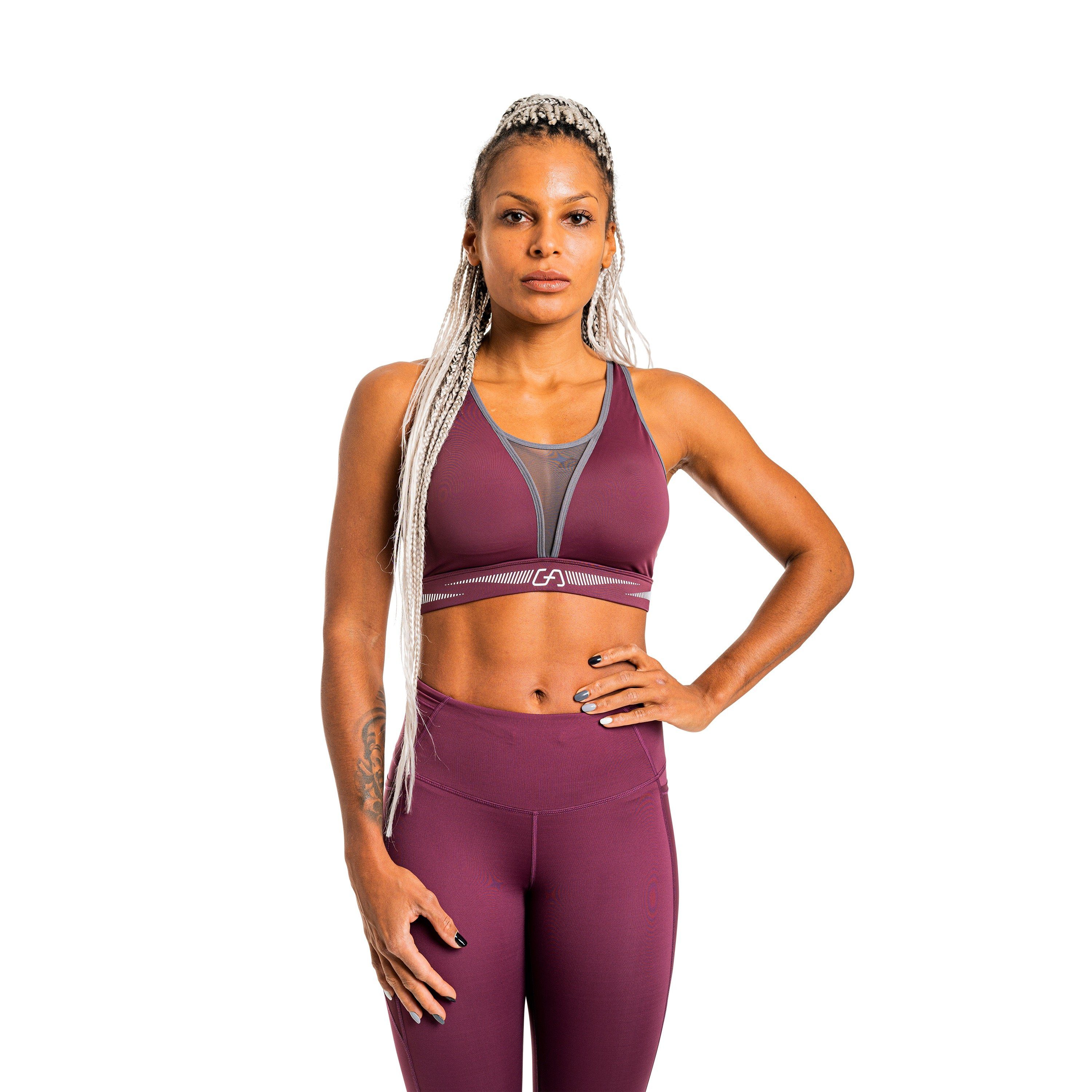 GYM AESTHETICS Sport-BH Training mächtiges Tech-Gewebe Sport BH für Damen leistungsstark, schnelltrocknend