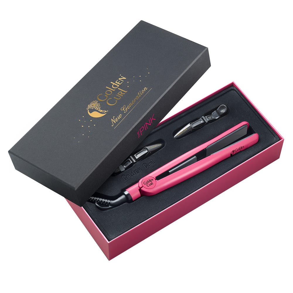 Golden Curl Tourmaline Glätteisen (Pink)