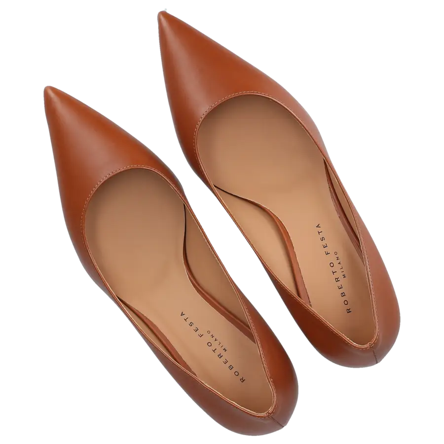Roberto Festa - Pumps TORTUGA Kalbsleder - braun