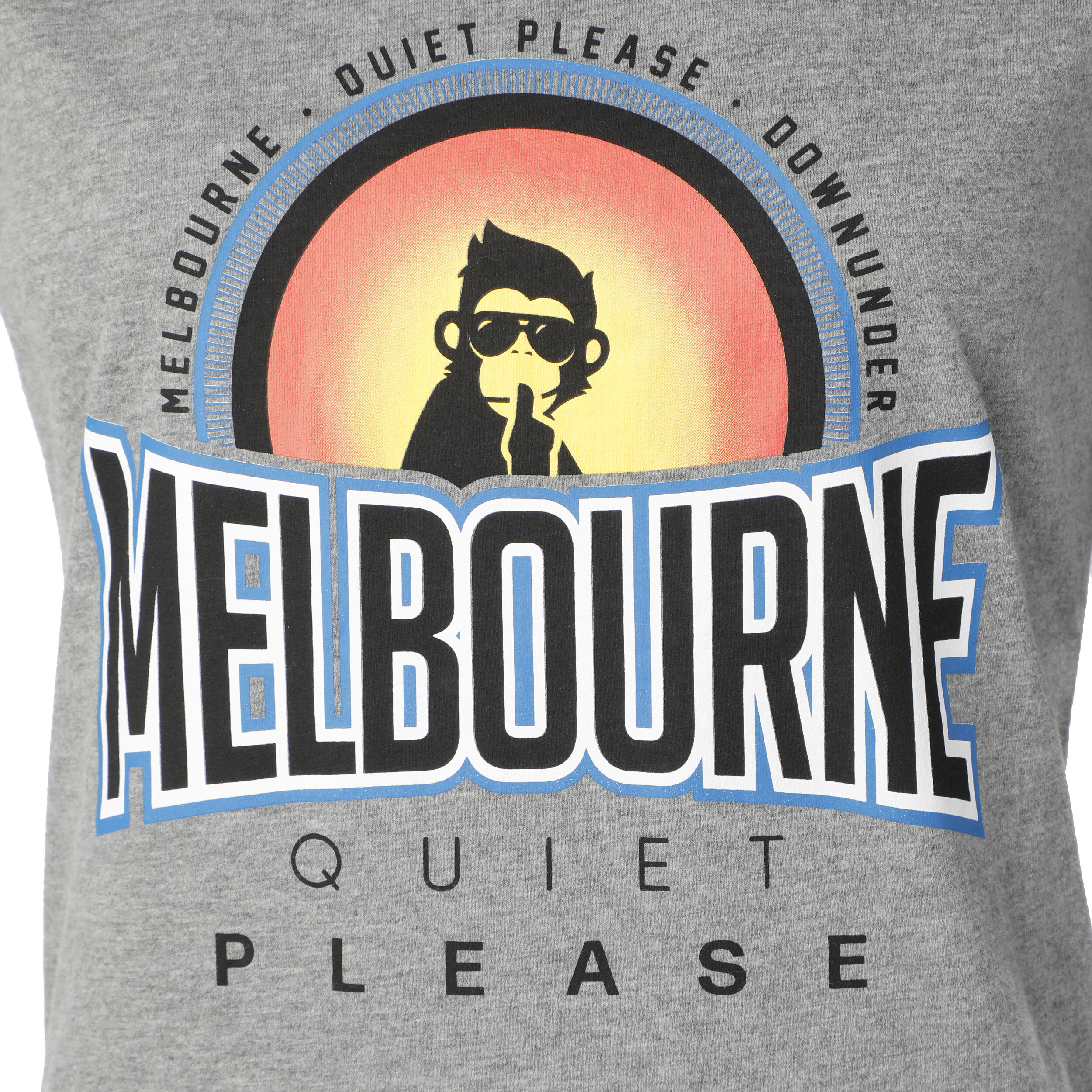 Melbourne Sunrise T-Shirt Damen - Grau, Mehrfarbig