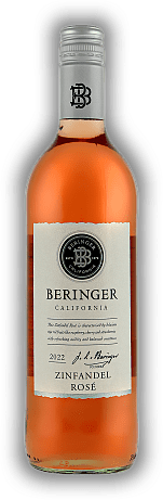 Beringer, Zinfandel Rosé Classic, 2022, Kalifornien  Beringer, Zinfandel Rosé Classic, 2022, Kalifornien  Ein Qualitätswein aus den Rebgärten Kaliforniens. Jahrgang 2022 - 0,75	 Liter - Vol 10%